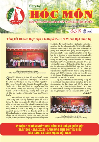 Bản tin Hóc Môn số 19